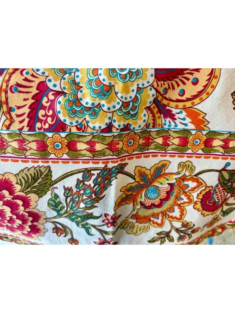 World Market Floral Kavita Tablecloth – 60” x 90”